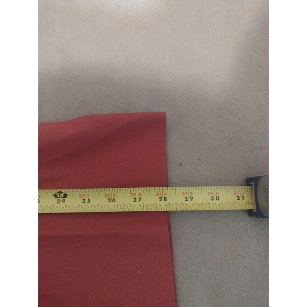 Men's Brooks Brothers Supima Cotton Pants Flat Front Red True Size Is 30x28